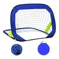 thumbnail image 1 of Meta de fútbol de niños Neta Neta Práctica portátil Puerta de fútbol Football Match Gal de fútbol Puerta de fútbol para jardín deportivo Patio trasero Azul, 1 of 8