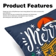 thumbnail image 2 of Christmas Covers- Set of 2 Throw Pillows in Various Sizes (16x16, 18x18, 20x20 inches) with Stylish Patterns for Home Decor and Comfort - Pillow Inserts Included, 2 of 6