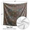 thumbnail image 4 of Sweet Jojo Designs Boho Floral Wildflower Black and Orange Girl Swaddle Blanket, 4 of 5