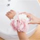 thumbnail image 4 of Two-color Foaming Rich Bath Ball Stitching Color Large Bath Flower Bath Ball Bath Ball Adu, 4 of 5