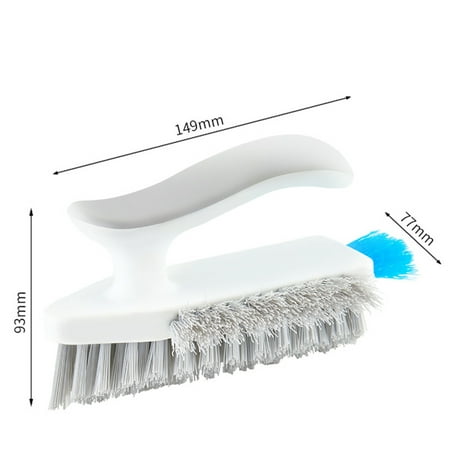 

Floor Crevice Cleaning Brush with Scraper V Shape Design 90 Degree All Rounded Cleaning for Tile Walls Countertops