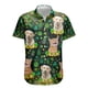 thumbnail image 2 of Camisa de playa con estampado 3D de perro y animal divertido, lindas camisetas con gráficos de mascotas para hombres, ropa, camisas hawaianas casuales, blusas de manga corta para niños, 2 of 5