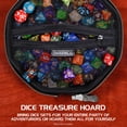 thumbnail image 3 of ENHANCE DND Bandeja de dados y estuche para dados - Soporte para dados DND de edición coleccionista para hasta 150 dados D&D con exterior resistente e interior protector - Bandeja rodante de dados per, 3 of 5