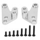 thumbnail image 1 of 1 Pair RC Shock Towers Mount Racing Front Rear Bracket Shock Towers Mount for Traxxas 1/10 Silver, 1 of 5