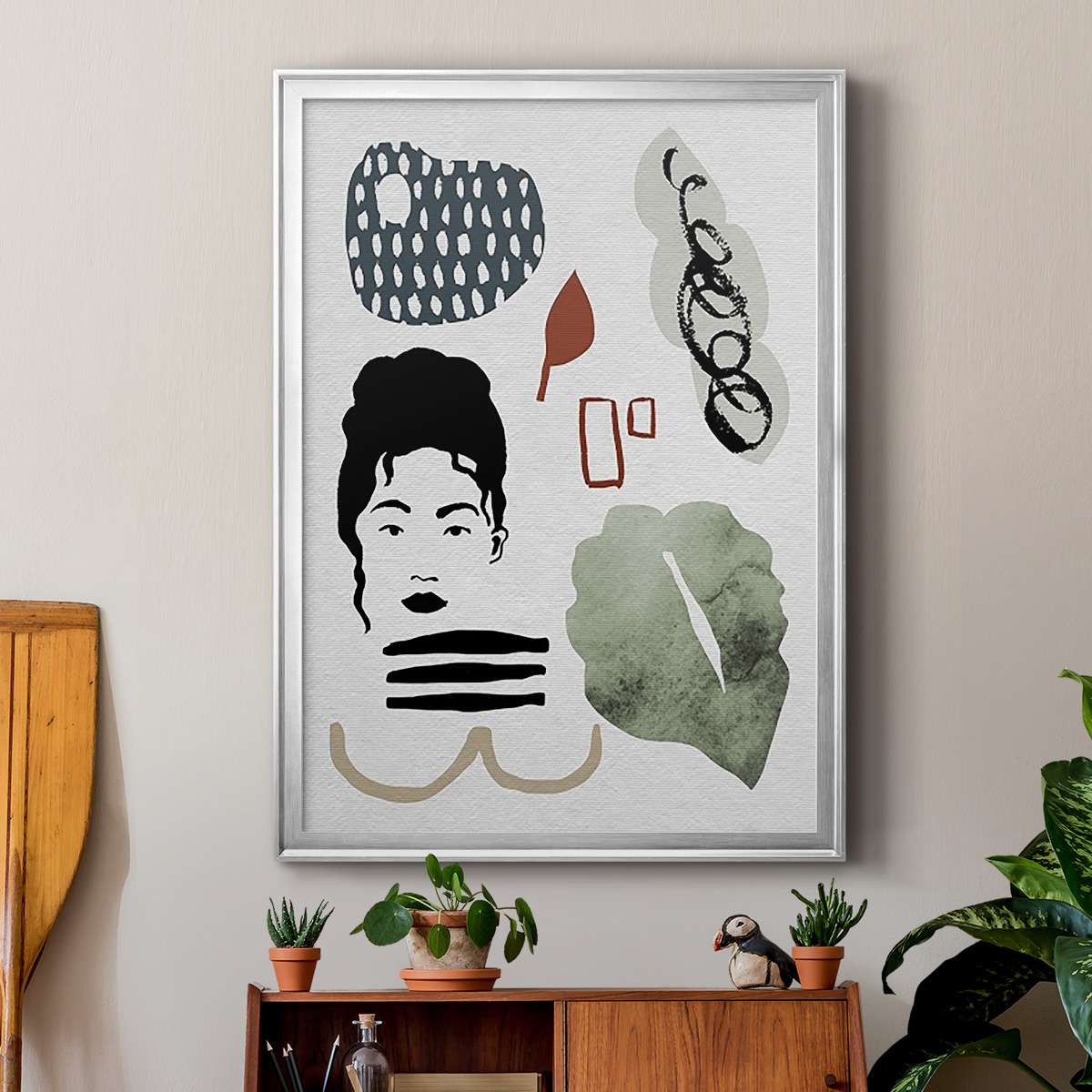 Collected Mindfulness I Premium Framed Print, in Gold, Black, or Silver - Ready to Hang