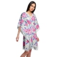 thumbnail image 5 of Moomaya Printed Bikini Cutwork Lace Caftan Kaftan Dresses For Women Plus Size, 5 of 6