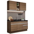 thumbnail image 1 of Cocina Integral 150cm Marrón MADESA Glamy 02, 1 of 5