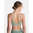 thumbnail image 4 of Joyspun Women's Lightly Lined Cotton Blend Comfort Wireless Bra, Sizes XS-XXXL, 4 of 7