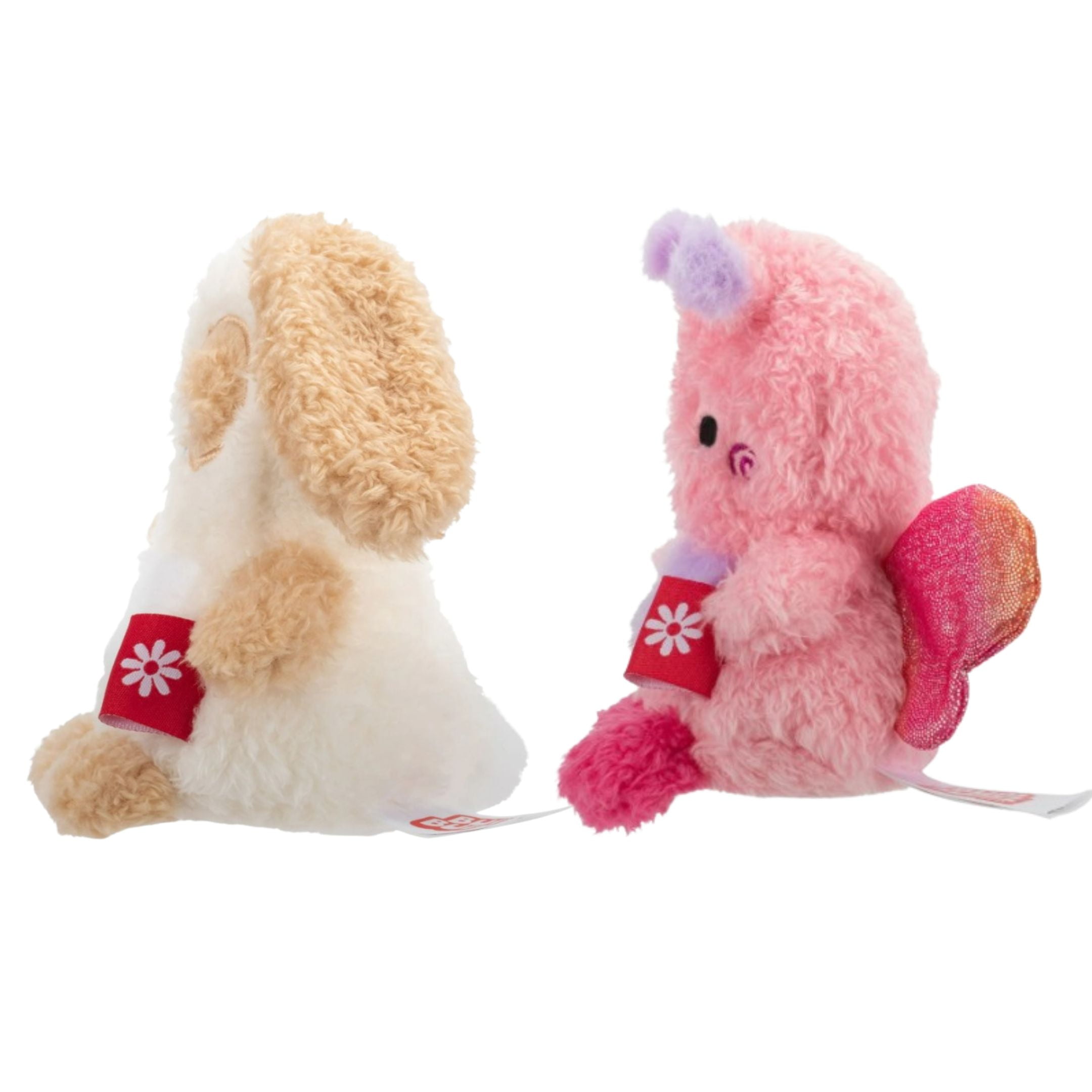 BumBumz 4.5-inch Easter SpringBumz Plush - Bunny Beckham and Butterfly Baily - 2 Pack