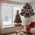thumbnail image 4 of Metal Hanging Christmas Tree Wind Spinner - Illuminated Layered Design with Stars for Festive Garden Decor - Perfect Holiday Yard Decoration, 4 of 7