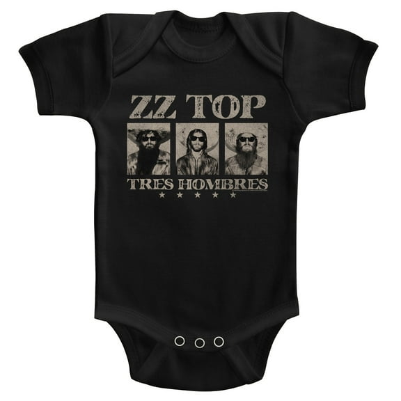 ZZ Top Black Infant Baby Romper T-Shirt
