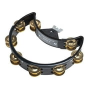 Rhythm Tech Black Drumset Mountable Tambourine with Brass Jingles