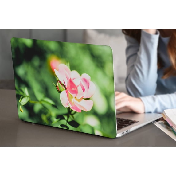 KSK KAISHEK Only for Newest MacBook Pro 13 inchs Case 2016-2022 Rel. Model A2338 M1&A2289&A2251&A2159&A1989&A1706&A1708, Plastic Hard Shell Case Cover + Black Keyboard Cover, Rose series 0928
