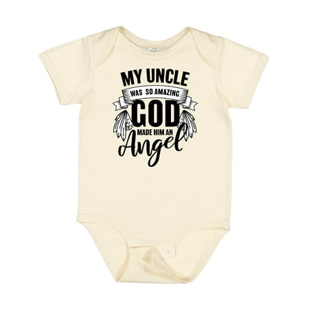 

Inktastic My Uncle Was So Amazing God Made Him an Angel Gift Baby Boy or Baby Girl Bodysuit