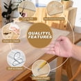 thumbnail image 3 of Transparent tabletop protective film Thick transparent plastic tablecloth suitable for round tables, 3 of 6