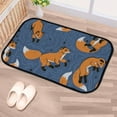 thumbnail image 2 of GZHJMY Bathroom Rugs Mats Non-Slip, Soft Microfiber Absorbent Bath Mats for Shower Bathtubs, Cute Foxes Indoor Entrance Door Mats Bedroom Laundry 31”x20” Carpet Runner, 2 of 7