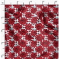 thumbnail image 2 of Soimoi Cotton Cambric Red Fabric By the Yard - 42 Inch Wide - Florals Print Fabric - Elegant and Timeless Patterns for Fashion and Home Decor Printed Fabric, 2 of 6