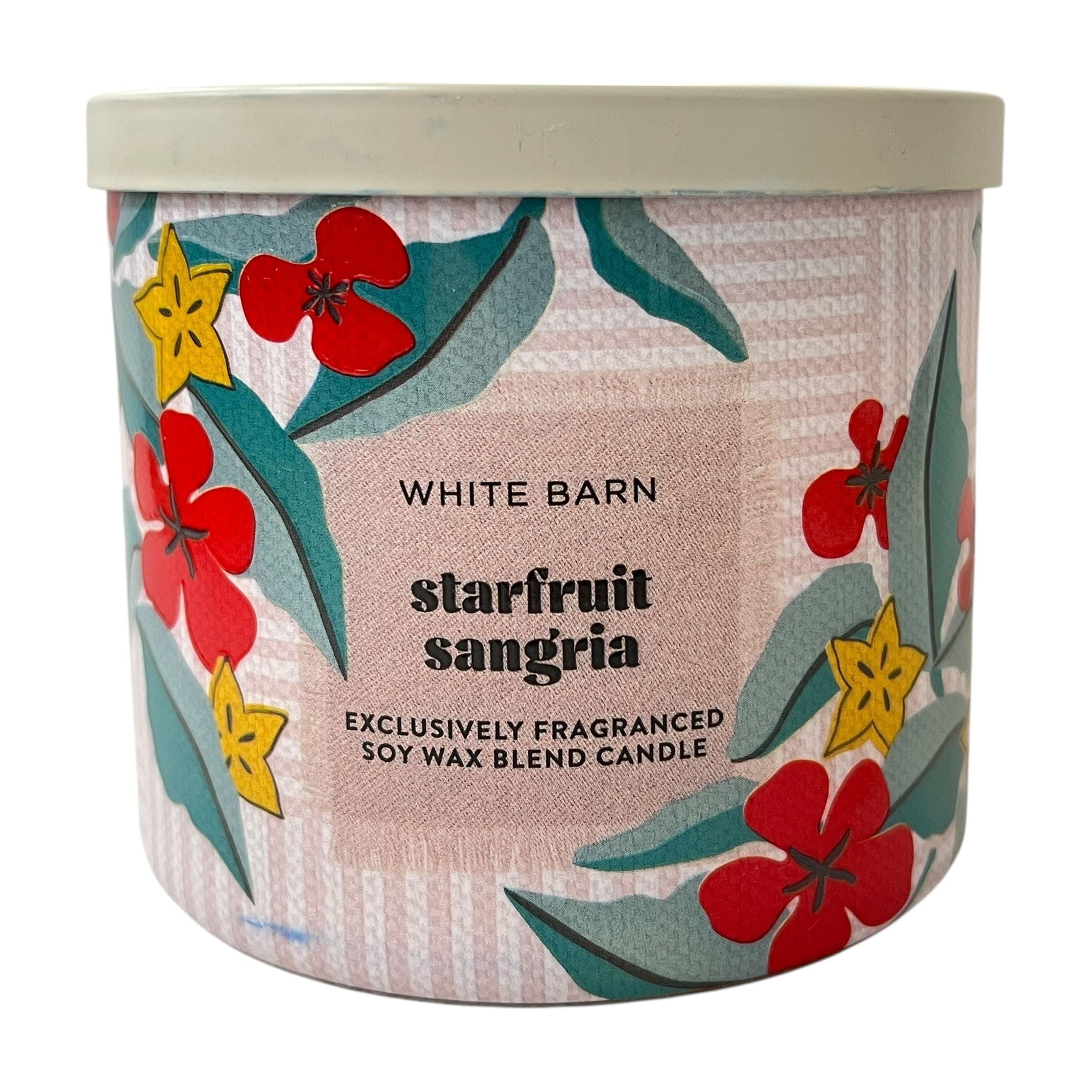 Bath & Body Works Starfruit Sangria Scented 3 Wick Candle 14.5 oz