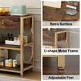 thumbnail image 6 of Roromall Console Table with Drawers, Narrow Entryway Table with Metal Frame, Long Behind Couch Table Sofa Table for Living Room Kitchen Hallway Foyer, 6 of 6