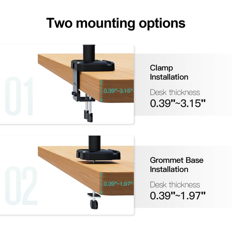 HOMOUNT Triple Monitor Mount 3 Screens Up To 32" photo 2