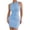 Light Blue, variant on CIENVNSTG Women Summer Formal Wedding Guest Dress Elegant Tank Ruched Bodycon Mini Dress Casual Sleeveless Slim Club Party Knit Dresses Light Purple S