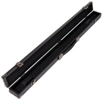 GSE Games & Sports Expert 32" Black Billiard Pool Cue Hard Box. Hard Leatherette Billiard Pool Cue Case for 2-Piece Pool Cue Stick