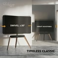 thumbnail image 2 of FITUEYES Design Corner TV Stand for 55 65 70 75 78 Inch TV, Easel TV Stand for Bedroom, Living Room and More, Modern TV Stand with Cable Management, Picasso Series., 2 of 6