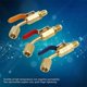 thumbnail image 4 of 6PCS Refrigerant Angled Compact Ball Valve Fit for R410A R134A R12 R22 R502 AC HVAC Refrigeration Charging Hoses, 4 of 5