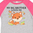 thumbnail image 4 of Inktastic My Big Brother Loves Me- Little Fox Boys or Girls Toddler T-Shirt, 4 of 5