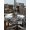 Grey Black Leaves, variant on Outdoor Tablecloth with Umbrella Hole and Zipper, Grey Black Leaves Rectangle Table Cloth 60x120 Inch Waterproof Tablecloth, Summer Botanical Watercolor Leaf Picnic Table Cover for Patio Camping