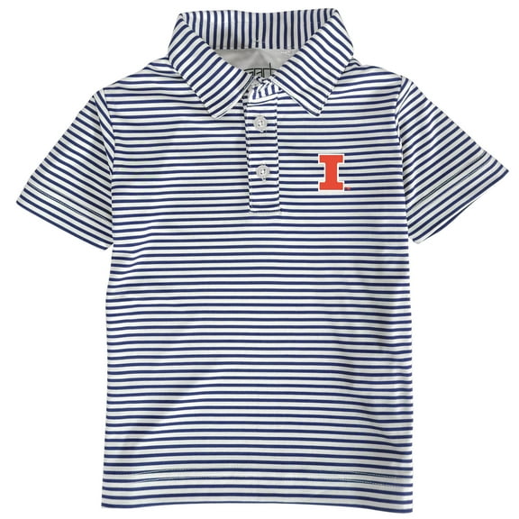 Toddler Garb  Navy Illinois Fighting Illini Carson Polo