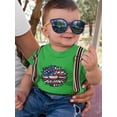 thumbnail image 2 of Patriotic Sunflower Bold Lineart T-Shirt Infant -Image by Shutterstock,  6 Months, 2 of 4