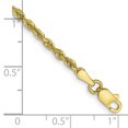 thumbnail image 2 of 10k Yellow Gold 2.25mm Quadruple Rope Chain Bracelet Anklet, 2 of 6