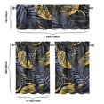 thumbnail image 6 of Kitchen Curtains Set of 3, 27.5x36 Inch Polyester, Featuring Hawaiian Botanical Leaf and Bloom Patterns, Adds Colorful Tropical Charm to Kitchen or Laundry, 6 of 6