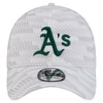 thumbnail image 2 of Men's-New Era  White Athletics Graded 39THIRTY Flex Hat, 2 of 6