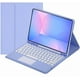 thumbnail image 1 of Funda con teclado táctil para Samsung Galaxy Tab S10 FE/ S9 FE 5G de 10,9 pulgadas/Tab S9 de 11 pulgadas, con portalápices - Teclado Bluetooth táctil magnéticamente desmontable, 1 of 7