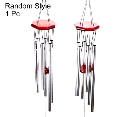 Yoone Wood Metal Retro Wind Chime Outdoor Garden Porch Balcony Home Decor Ornament
