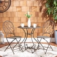 thumbnail image 5 of Safavieh  Outdoor Living Adriel 3Pc Bistro Set Mossy Blue, 5 of 5