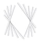 thumbnail image 4 of Injueey 100pcs Acrylic Practical Convenient Lollipop Stick Candy Rod Good Sealing Transparent Stirring Exquisite Long Stick Appearance Type2 NO2, 4 of 6