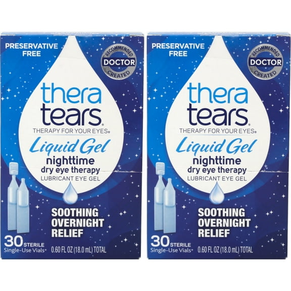 2 Pack - TheraTears Liquid Gel Single-Use Containers 30 Each