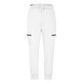 thumbnail image 4 of Havenre Mens Cargo Sweatpants Fall Lightweight Casual Drawstring Elastic Waist Baggy Jogger Trousers Loose Relaxed Fit Running Sweat Pants with Multi-Pockets White XL, 4 of 6