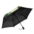 thumbnail image 2 of FORMRS Travel Umbrella Folding Auto Open Close Windproof Rain UV Protection, Black Abstract, 2 of 8
