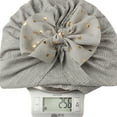 thumbnail image 6 of Summer Baby Girl Hat with Bow Hat Toddlers Soft Turban Knotting Hats Elastic Cap, 6 of 6