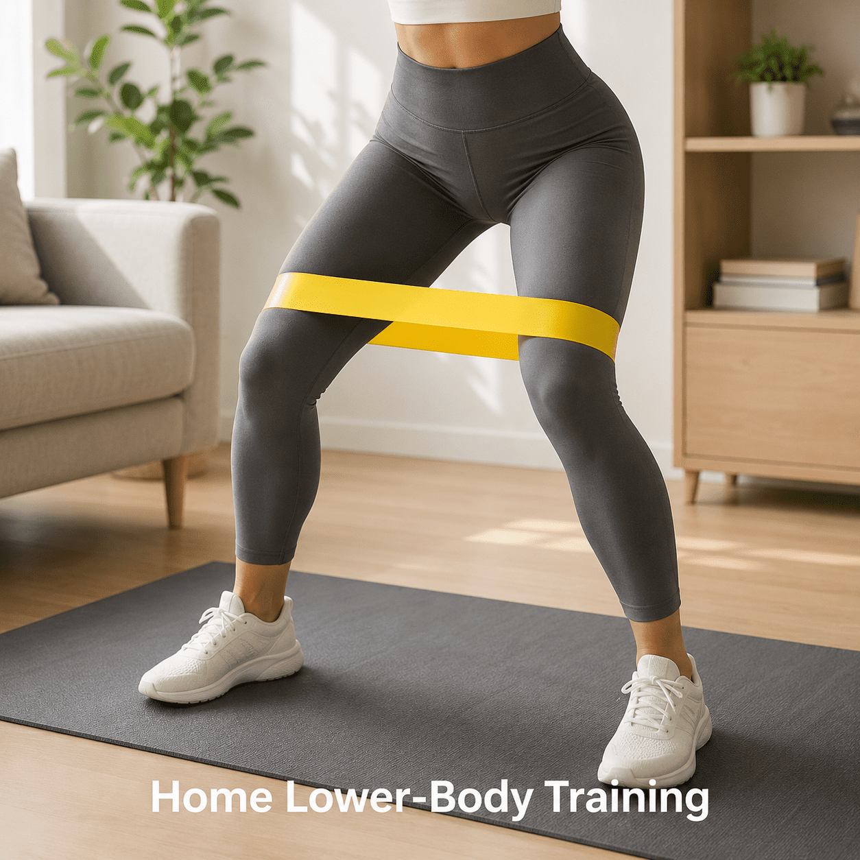 Fabric Resistance Loop Bands for Women, Set of 3 Non-Slip Exercise Bands for Glutes and Legs, 3 Resistance Levels with Carry Bag for Home Gym, Yoga & Pilates, Pearl Gray & Dusty Rose