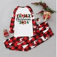 thumbnail image 7 of Zwiiyzr Family Matching Sets Christmas Jammies for Dad Christmas Men Plaid Printed Blouse Tops+Pants Family Matching Pajamas Set 2025 White, 7 of 7