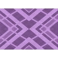 thumbnail image 1 of Ahgly Company Machine Washable Indoor Rectangle Transitional Violet Purple Area Rugs, 7' x 9', 1 of 7