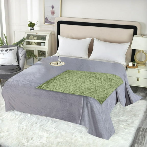HengDidi Double-sided Flannel Taffeta Summer Light and Soft Children's Blanket Air Conditioning Blanket Nap Sofa Blanket 11 Colors Available