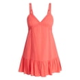 thumbnail image 5 of No Boundaries Lace Trim Cotton Mini Dress, Women's XXS-XXL, 5 of 5