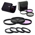thumbnail image 2 of Professional 58MM Lens Filter Kit for CANON Rebel T5i T4i T3i T3 T2i T1i XT XTi XS XSi SL1, EOS 700D 650D 600D 550D 500D 450D 400D 350D 300D 1100D 100D Includes: 7 Pc. Filter Kit + Lens Cap + Lens Hoo, 2 of 4