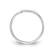 thumbnail image 2 of Solid 14k White Gold Diamond Ring Band Size 9 (.04 cttw.), 2 of 4